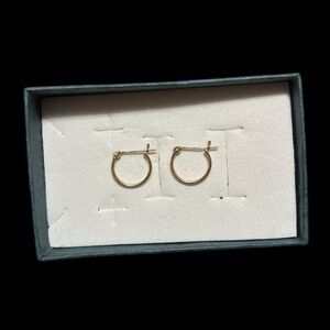 10k Gold Small Classic Gold Hoop Earrings